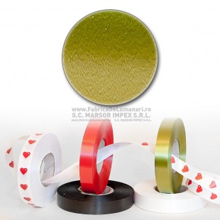 Rolă panglică poliester verde 2 cm – model 3035 pentru flori
